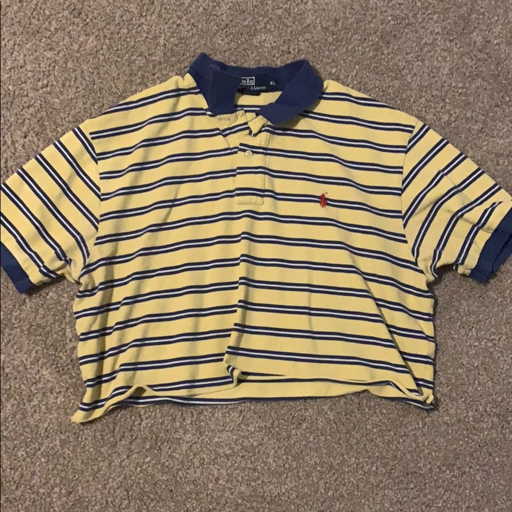 RARE BRANDY MELVILLE CROPPED POLO